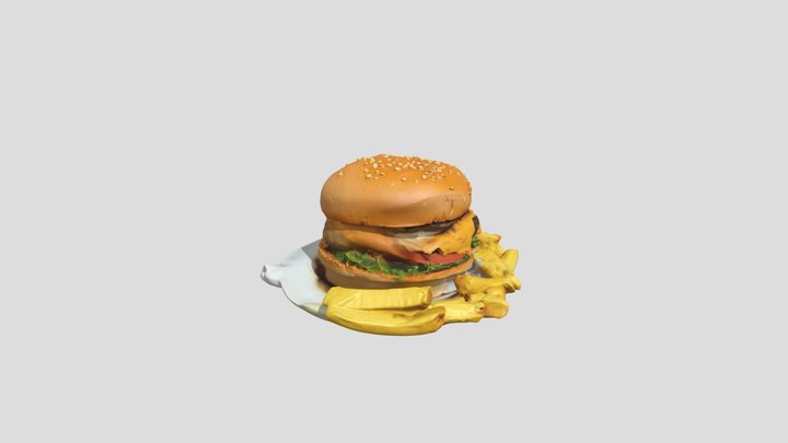 Hamburguesa1 3D Model