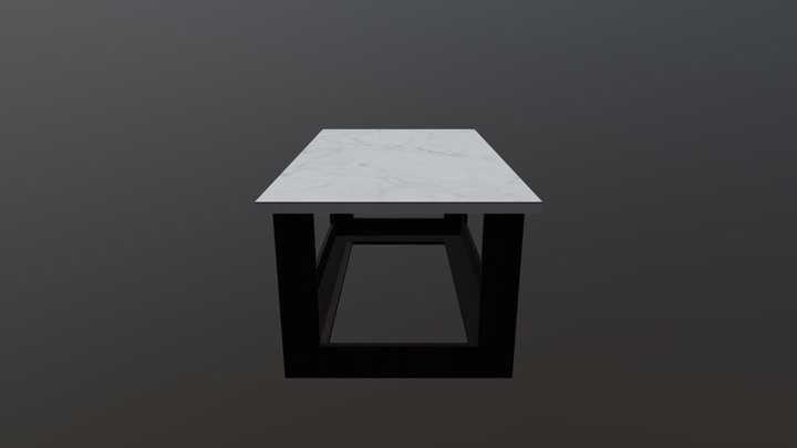 Small Quartz Table 3D Model