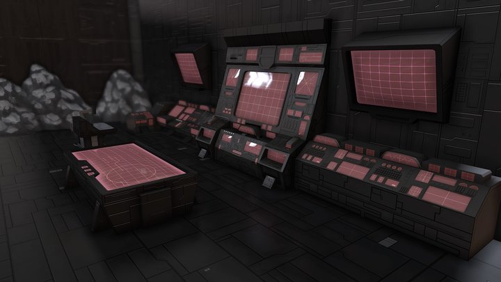Ark Interior SG - Transformers Devastation 3D Model