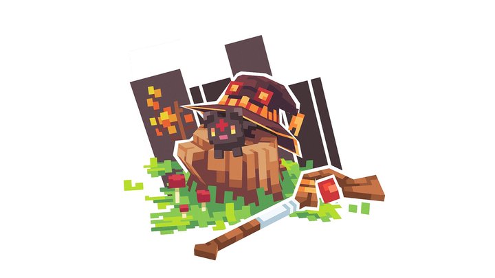 Chomusuke 3D models - Sketchfab