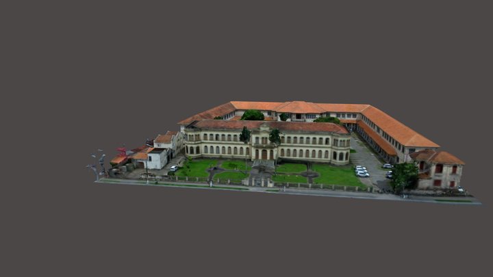 Museu de Pesca - Santos - Forte Augusto 3D Model