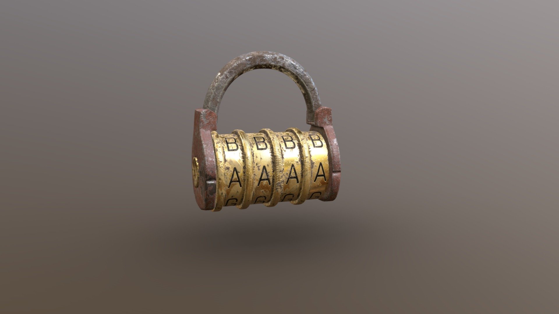 RustyPadlock - 3D model by Sindre (@sktvete) [d8ffb88] - Sketchfab