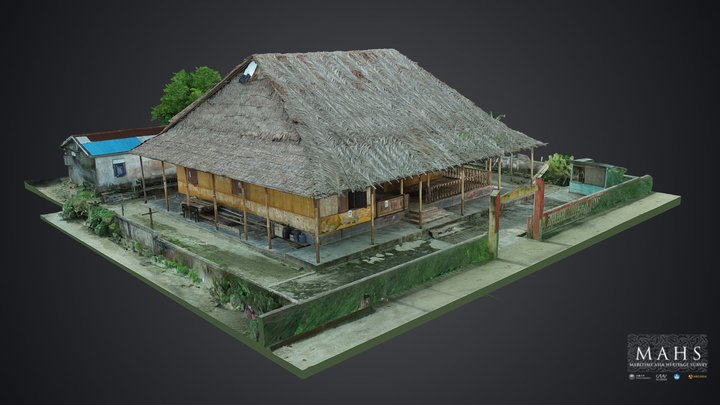 Rumah Adat Durjela 3D Model