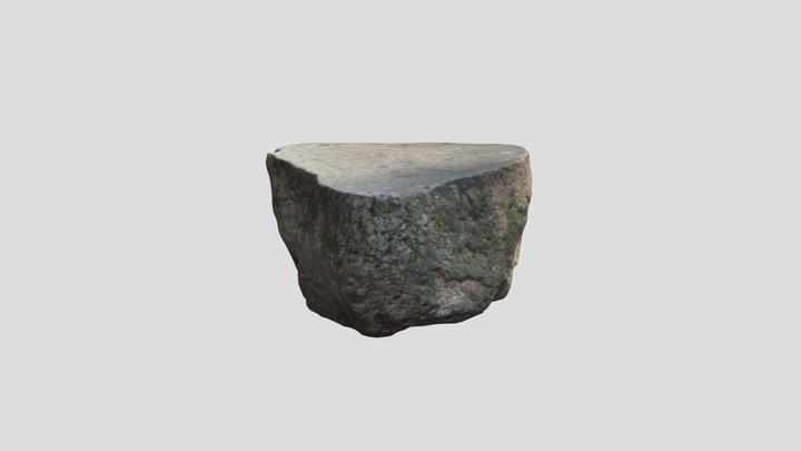 Flat_ Rock 3D Model
