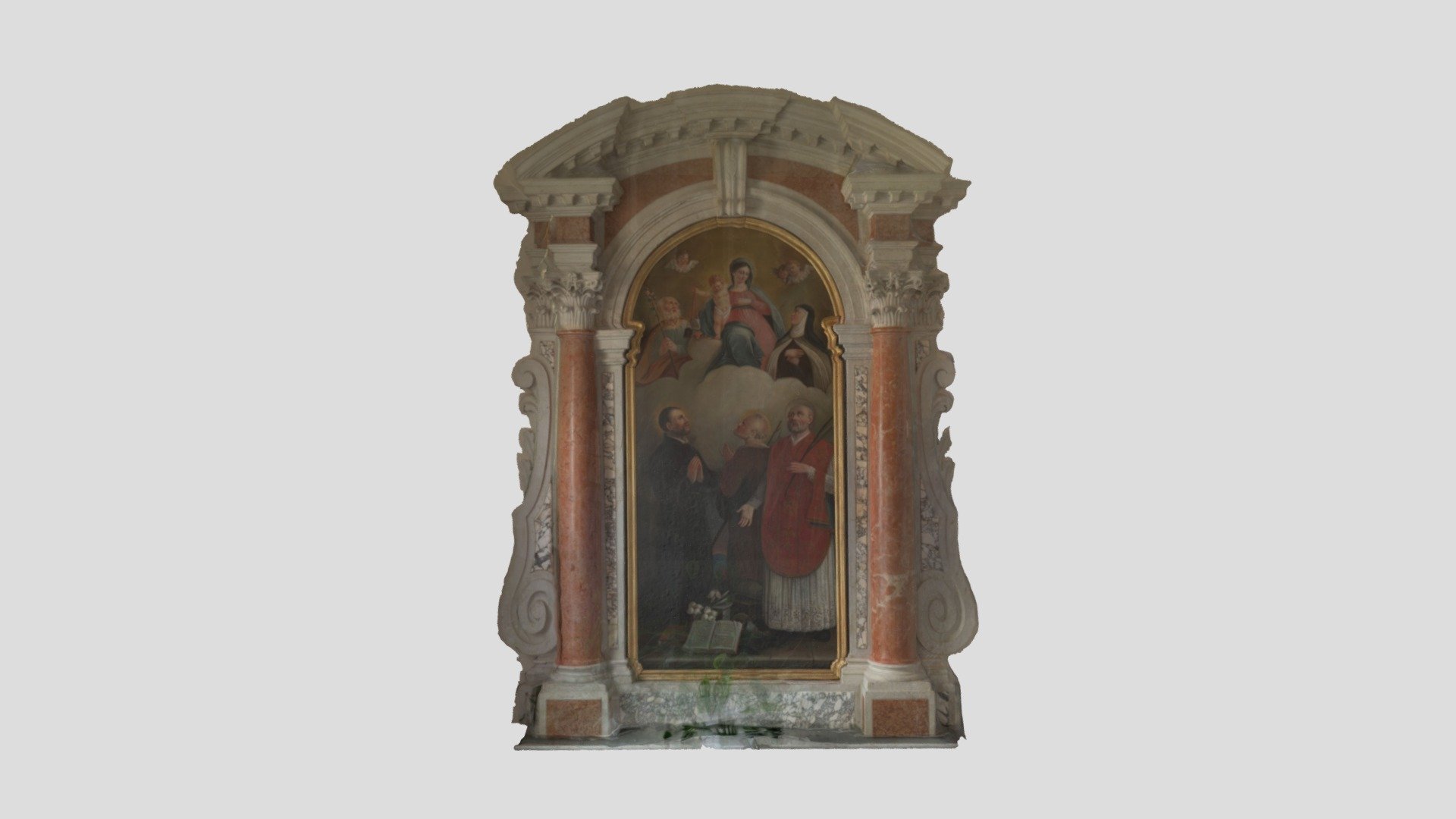 Beata madonna del Carmine — Sketchfab embed 3D viewer