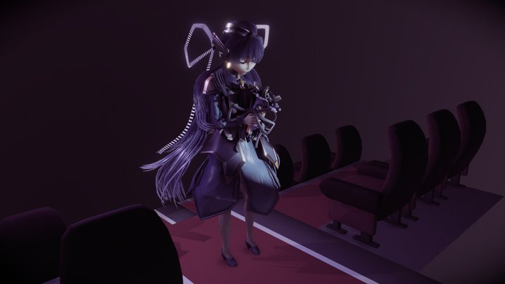Waiting for a guest who will not come. Never. 3D Model