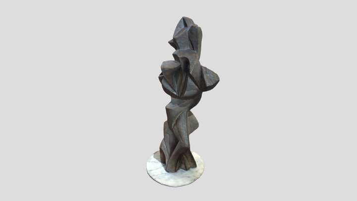 Figure.Sculptor N.Jiqia.1985. 3D Model
