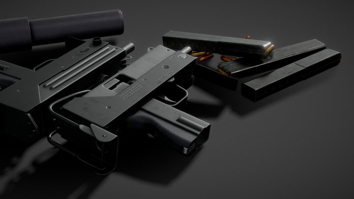 mac-10 3D Model