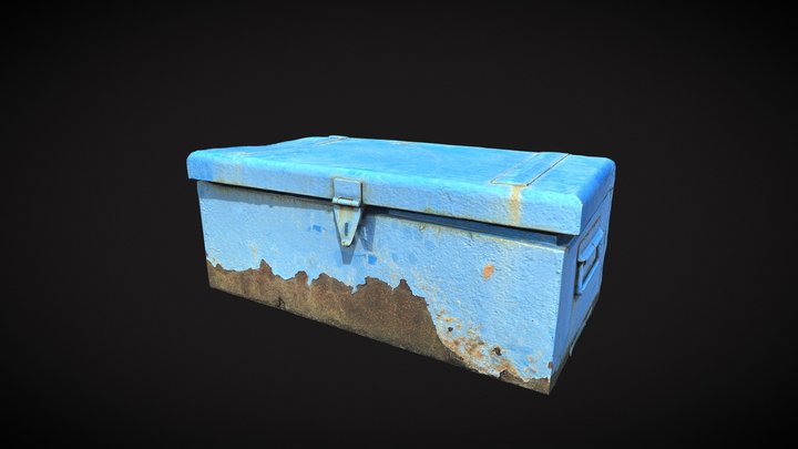 Photo Scan: Blue Box 3D Model