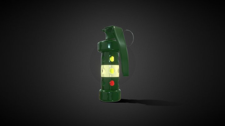Smoke Shell 3D Model