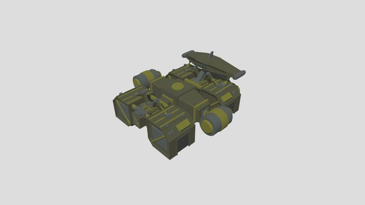 mech bay ship 3D Model