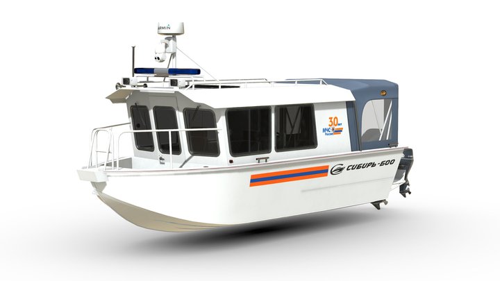 Сибирь-600 3D Model
