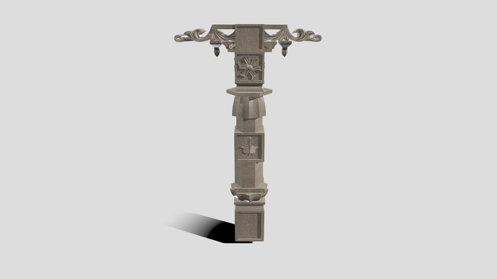 Single Pillar 3D Model
