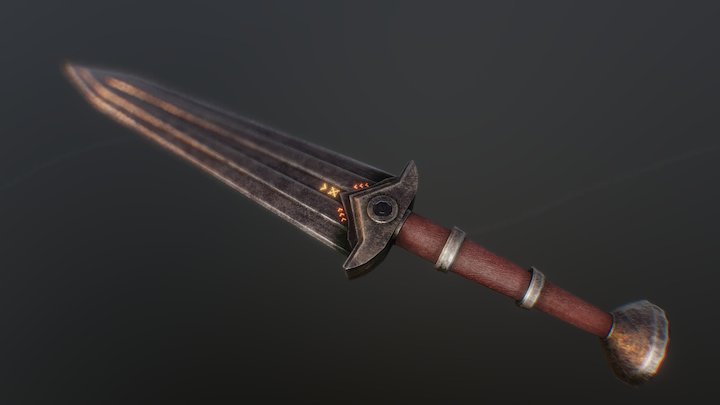 Dwemer Dagger 3D Model