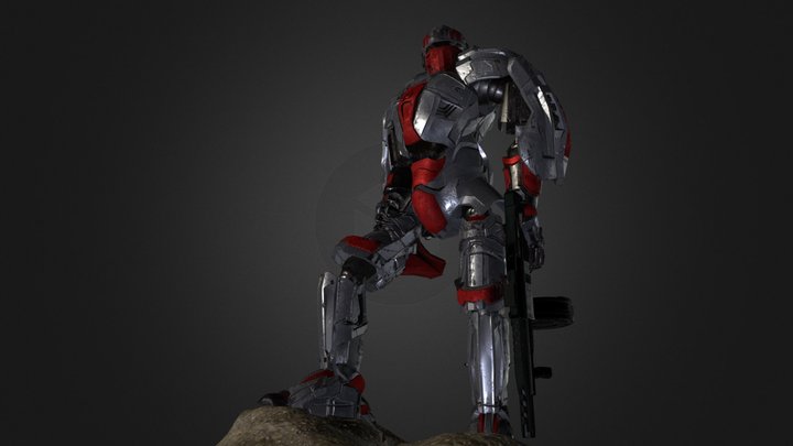 Death Squad Bot 3D Model