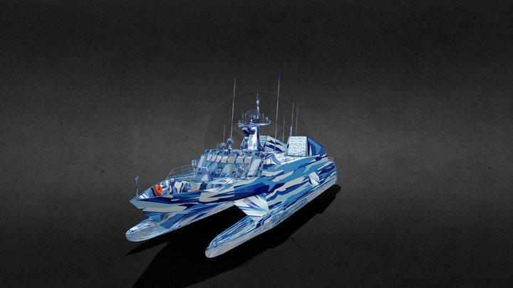 Type 22 missile boat – Kostenloses 3D-Modell STL
