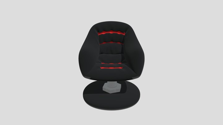 High quality Barber Chair 3D Model