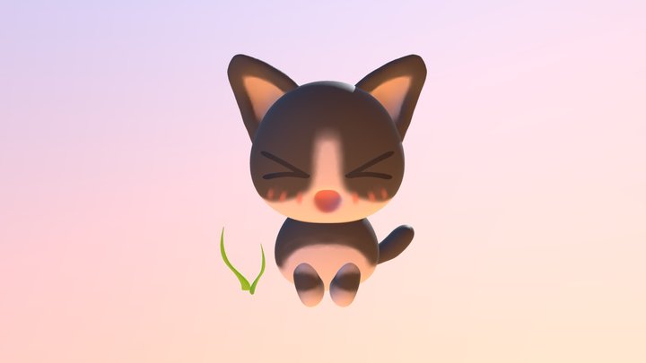 Kitty Cat Model 3D Model