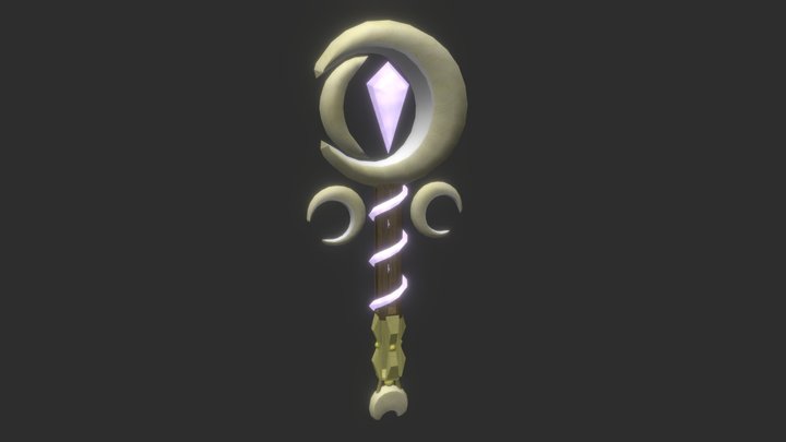 WeaponCraft - The Moon Wand 3D Model