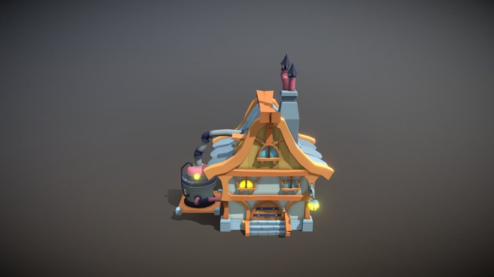 XYZ_ДЗ_6_домик 3D Model
