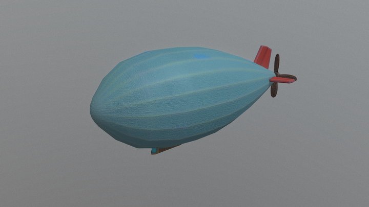 Zeppelin Final 3D Model
