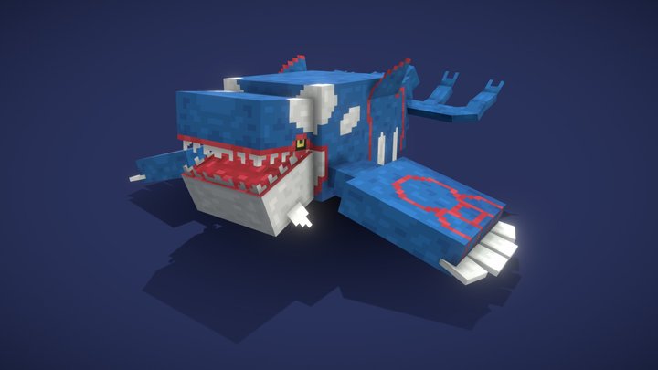 Kyogre (Cobblemon Unofficial) 3D Model