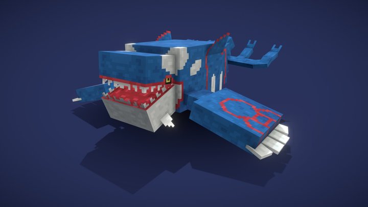 Kyogre (Cobblemon Unofficial) 3D Model