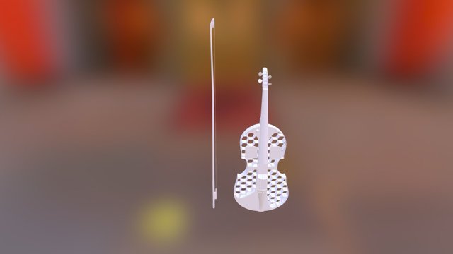 EVi - Violin 3D Model