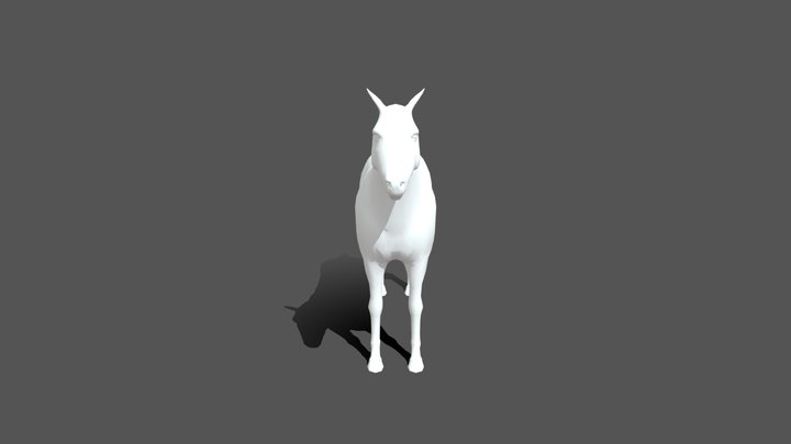 Horse Fbx 3D Model