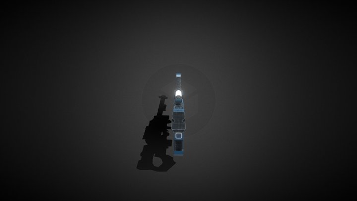 Sci Fi Rifle 3D Model