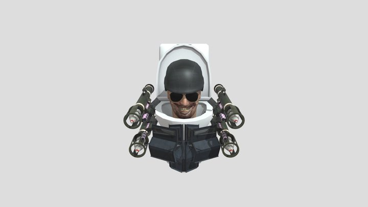 Missle Skibidi toilet 3D Model