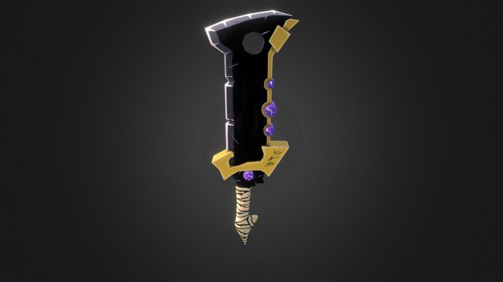 Elliot Kawanda Weapon Game Art 3D Model