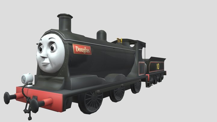 Douglas race on 3D Model