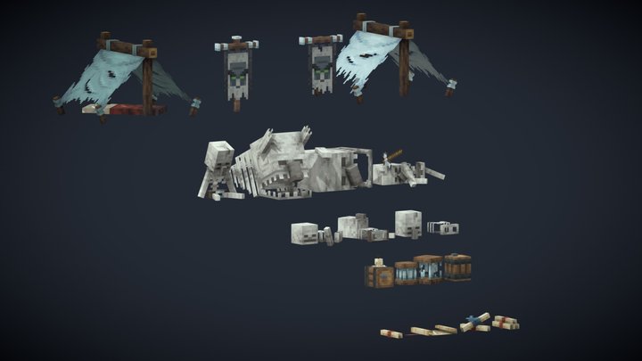The Pillagers Past 3D Model