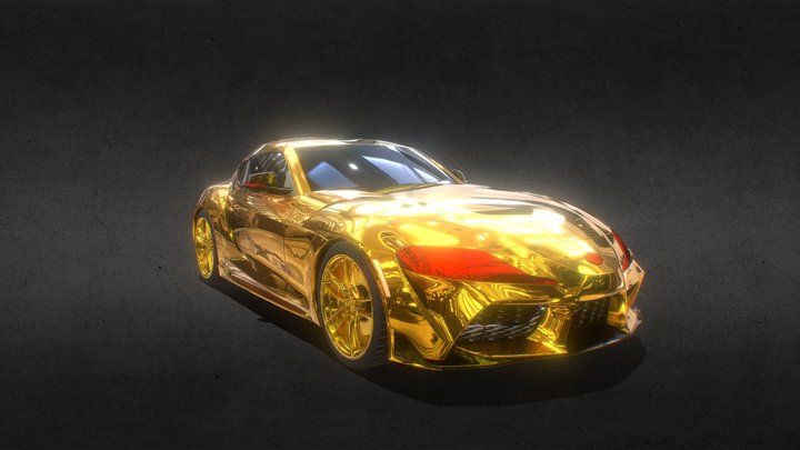 Toyta-Supra-Gold-2020 3D Model