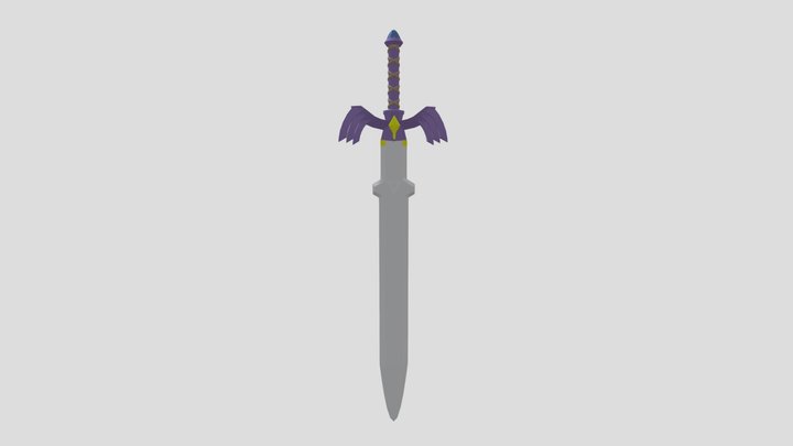 Master Sword (1) 3D Model