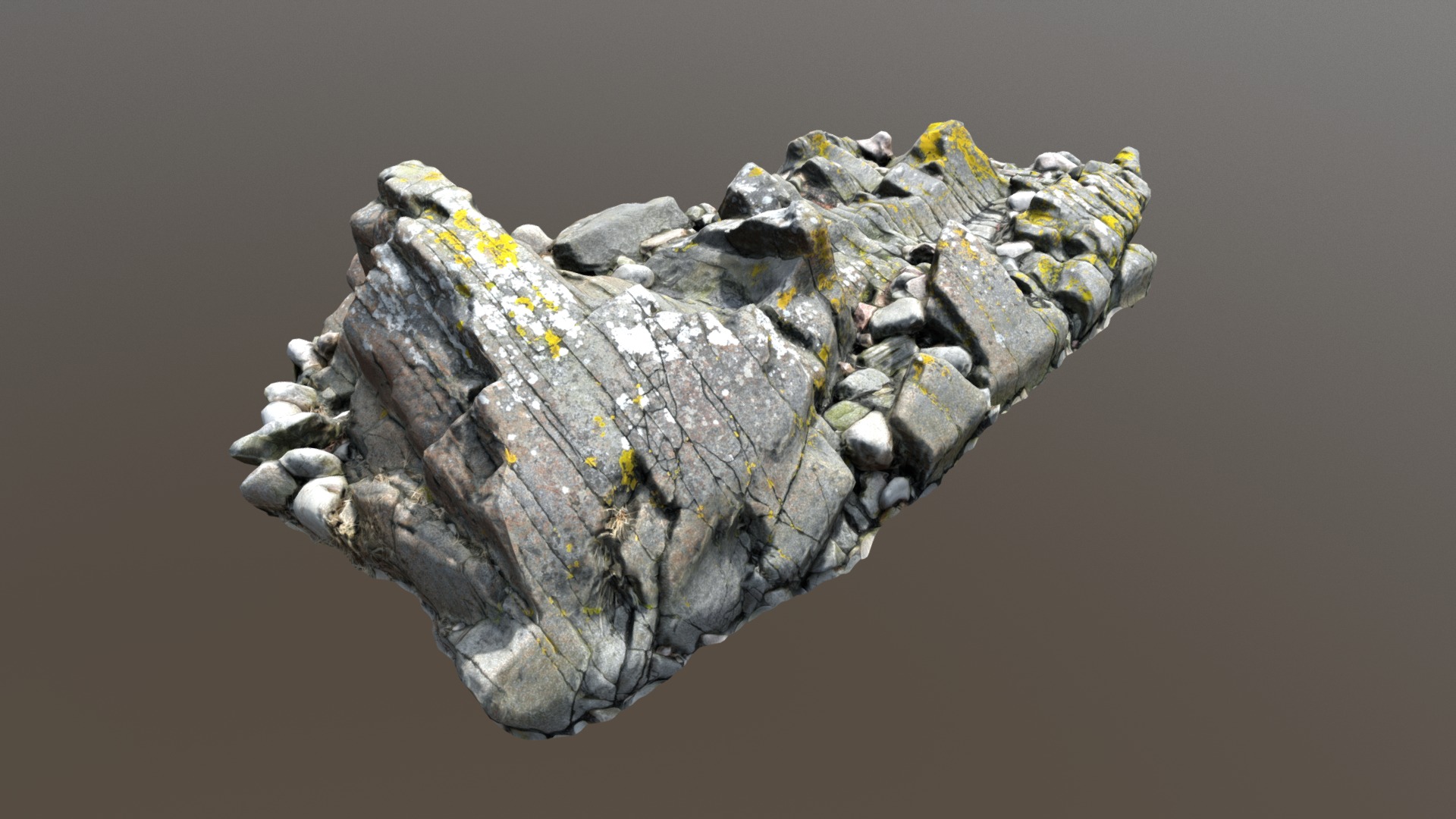 3D model Nature Rock Cliff N - This is a 3D model of the Nature Rock Cliff N. The 3D model is about a close-up of a rope.