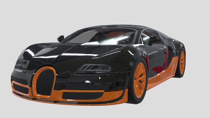 Bugatti Veyron SS 3D Model
