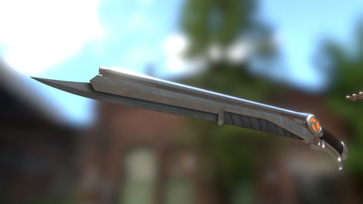 Fantasy  lever-action rifle 3D Model