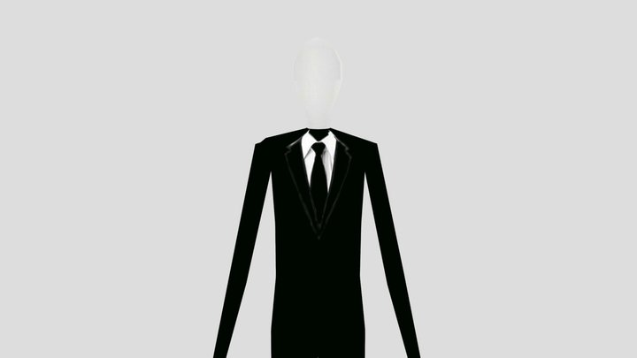 (New) Slendrina's Father (Slender Man) 3D Model