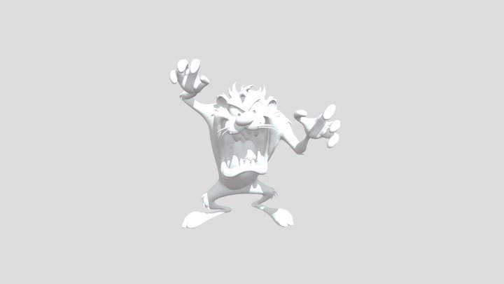 Tasmanian Whirlwind 3D Model