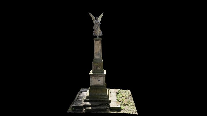Pomnik Wiktorii w Dąbroszynie (lubuskie, Polska) 3D Model