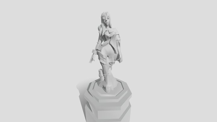 Wanda Statue Gazzlers 3D Model