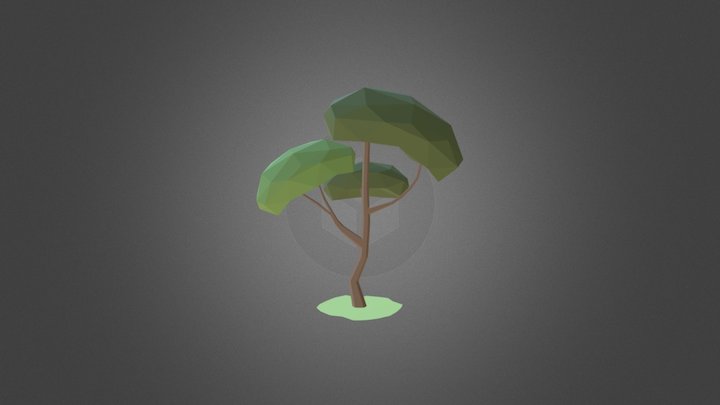 Lowpoly Tree 3D Model