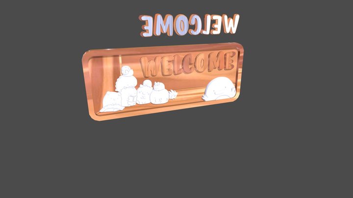 WorkTest_Doorplate 3D Model