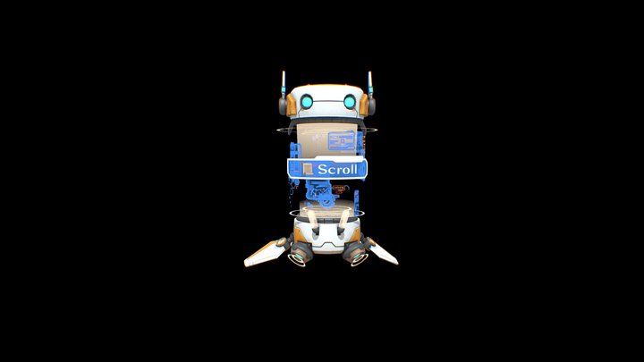 robot bought from "Welcome to Mora - Animated" 3D Model