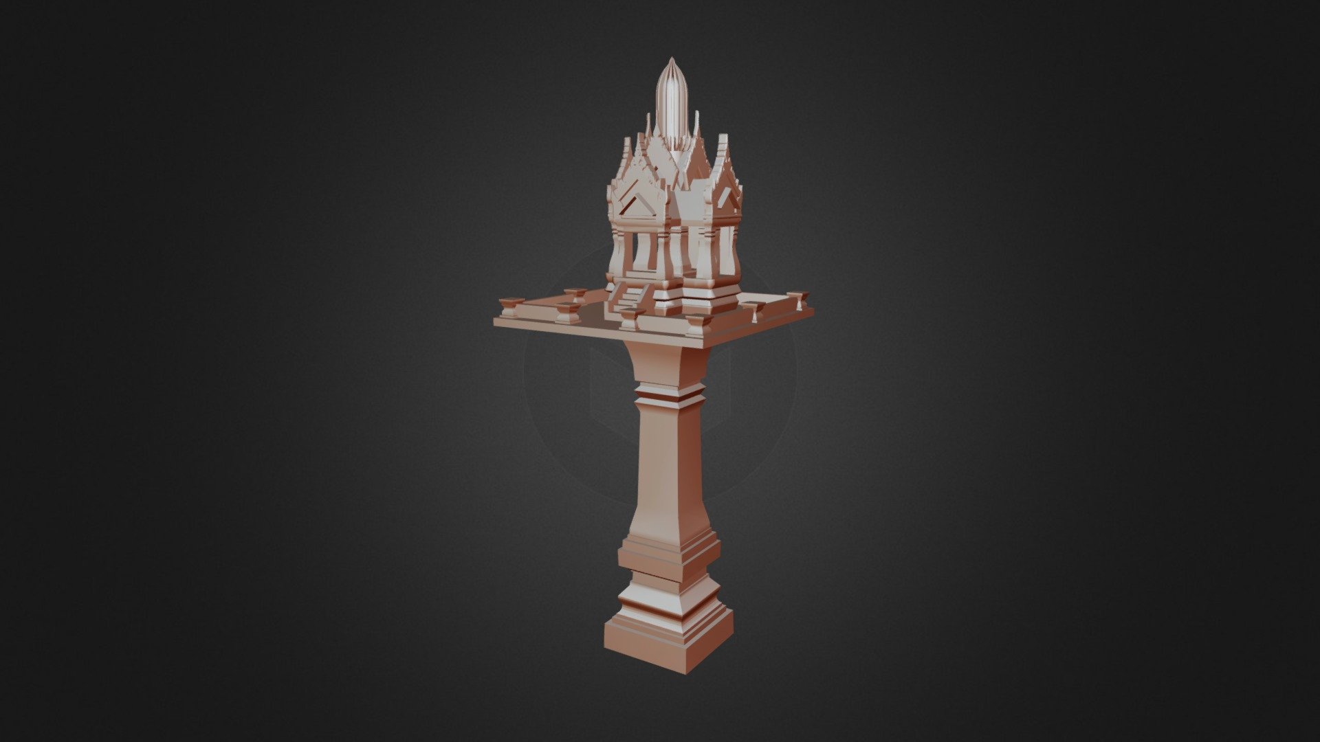 Thai Phra Phum Shrine - Download Free 3D model by kositsuwan [d914c87 ...