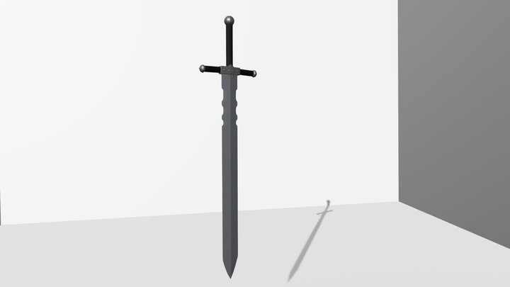 Warrior Sword 3D Model