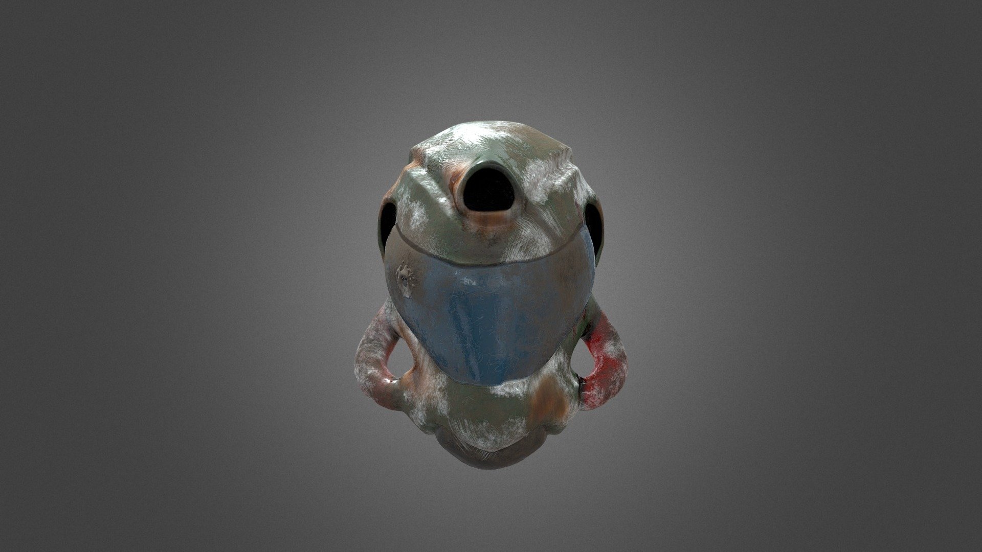 Well worn Helmet