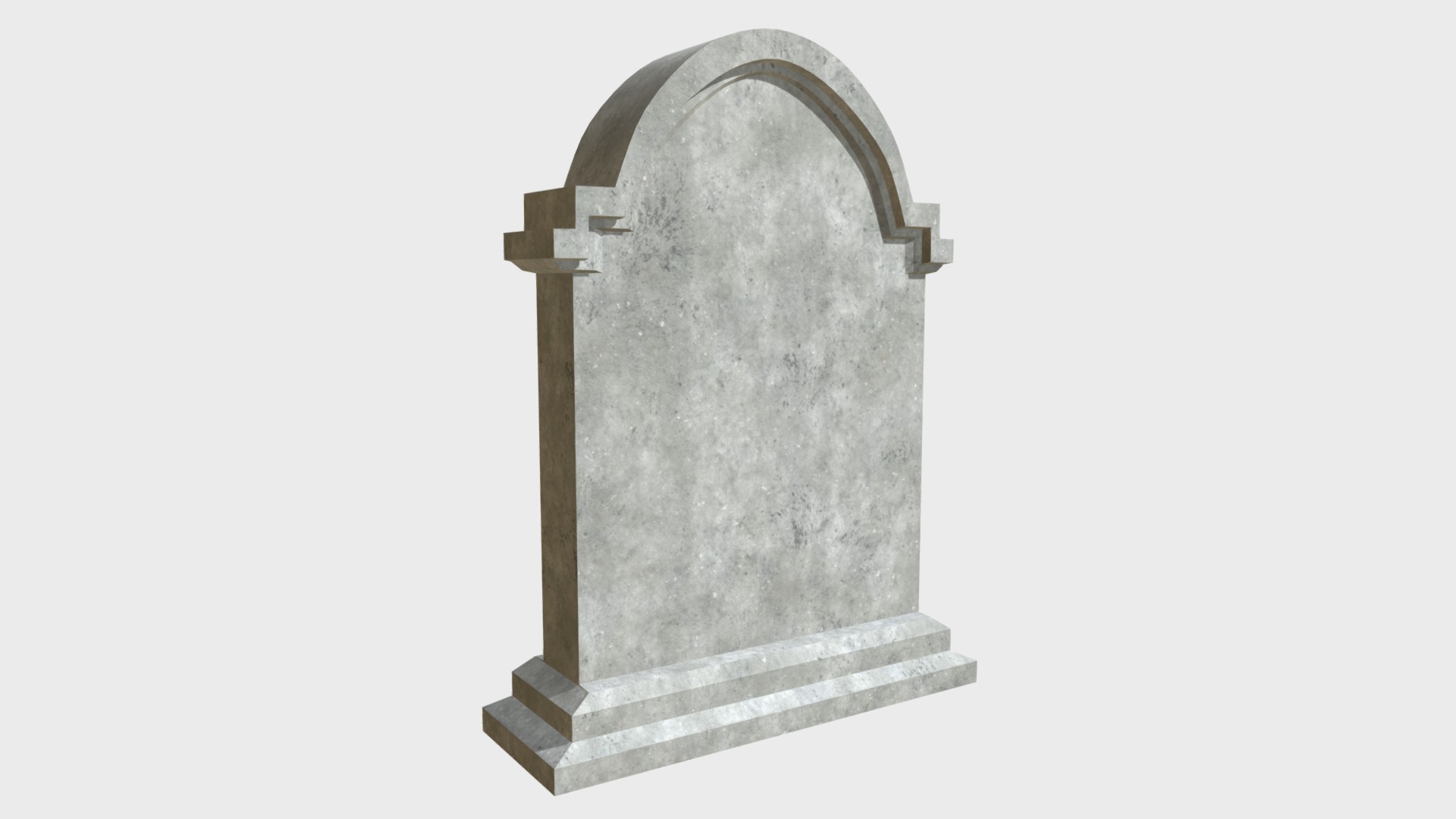 3D model Tombstone 4 - This is a 3D model of the Tombstone 4. The 3D model is about a close-up of a bell.